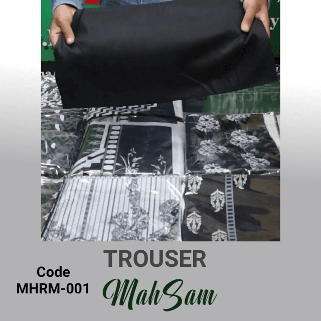 Muharram 3 Pcs Lawn Unstitched Suits By MahSam Lawn Dupatta