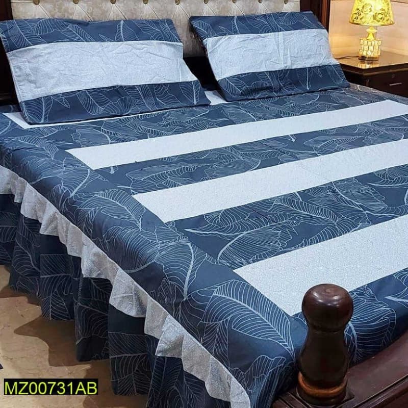 King Size Bedsheets with 2 Pillow Covers