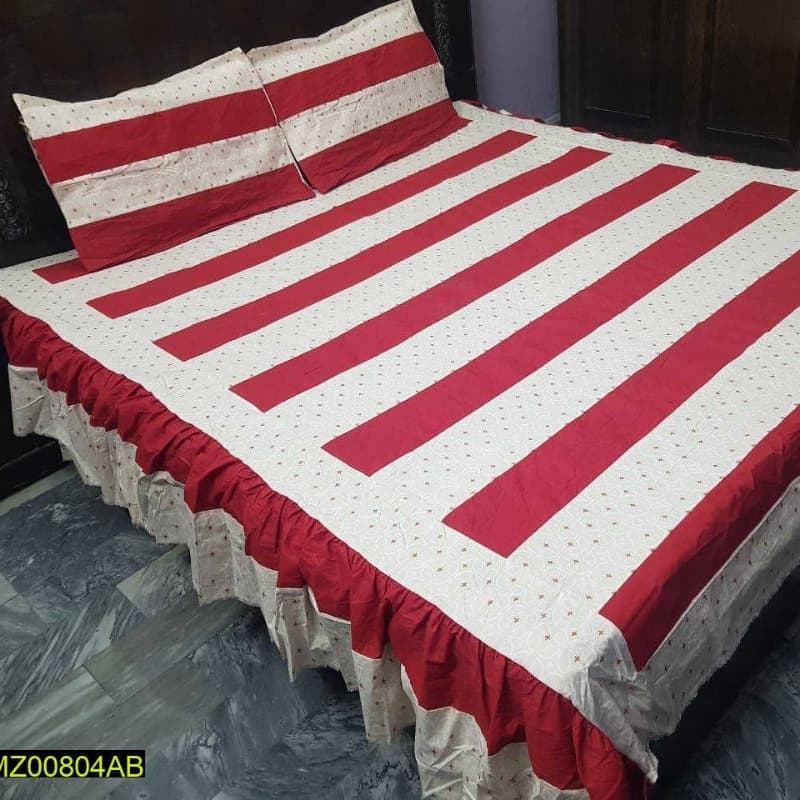 King Size Bedsheets with 2 Pillow Covers