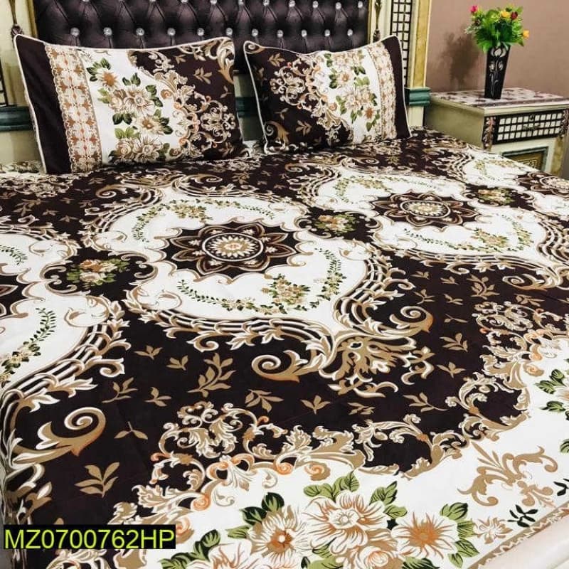 King Size Bedsheets with 2 Pillow Covers