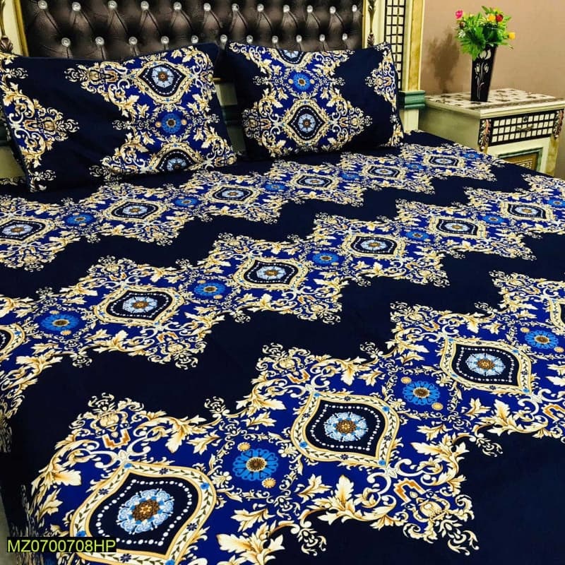 King Size Bedsheets with 2 Pillow Covers