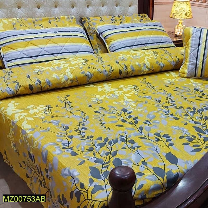 7 Pcs King Size Bedsheets Set Vol 108